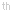 th